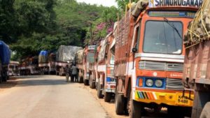 keralanews goods vehicle strike