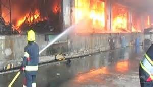 keralanews fire in plastic factory