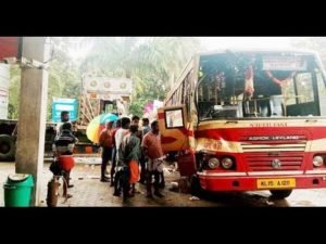 keralanews ksrtc bus collision in thrissur 25 injured