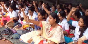 keralanews nurses strike in kannur