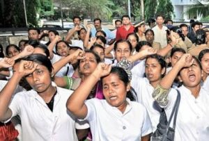 keralanews nurses strike reach to 9th day