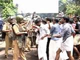 keralanews violence in ksu march in kannur