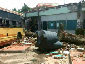 keralanews nine killed as busstand roof collapses near coimbatore