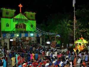 keralanews mahe church festival ended