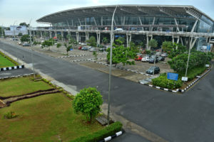 DESSERTED LOOK OF CHENNAI AIRPORT ON SATURDAY, AS ALL FLIGHTS HAVE BEEN CANCELLED. EXPRESS/A.RAJA CHIDAMBARAM.