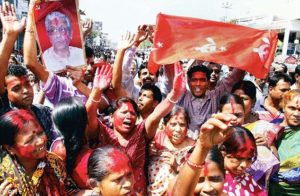 keralanews cpm is moving to absolute majority in tripura