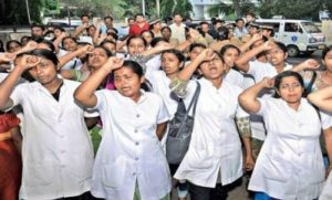 keralanews nurses in the private hospitals in the state will conduct long march