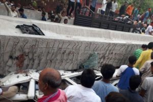 keralanews 19 died when a bridge collapses in varanasi up