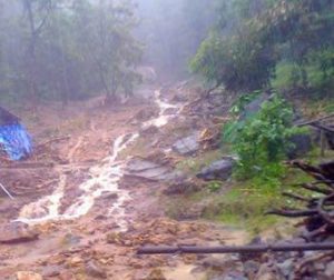 keralanews heavy rain land sliding in karnataka forest