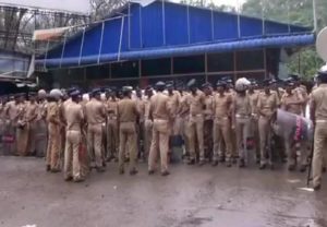 keralanews tight security in sabarimala prohibitory order from today to 6th of this month