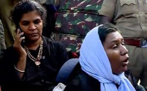 keralanews police returned two young ladies who came to visit sabarimala