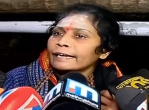 keralanews doubt that sreelankan lady came to visit again conflict in sabarimala