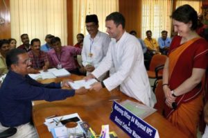 keralanews congress president rahul gandhi submitted nomination