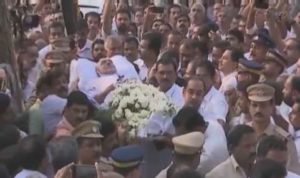 keralanews km mani was laid to rest with full state honours