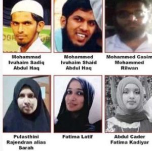 keralanews srilankan terrorist attack released photos of six including three women