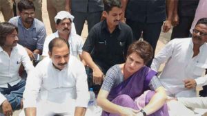 keralanews priyanka gandhi taken into preventive custody on the way to meet sonbhadra land dispute victims