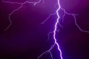 keralanews house damaged in intense lightning