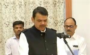 keralanews devendra fadnavis sworn in as maharashtra cm after big twist