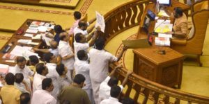 keralanews police action against shafi parambil opposite party riots in assembly today