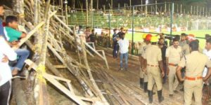 keralanews many injured when gallery of football ground collapsed in palakkad