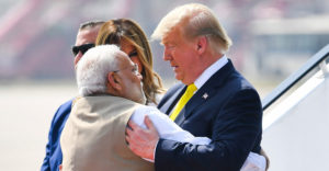 keralanews american president donald Trump arrives in India and Country ready for Namaste Trump