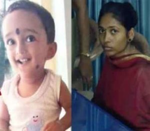 keralanews muder of one and a half year old baby police conducted investigation with mother saranya