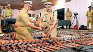 keralanews s i under crimebranch custody in connection with the missing of bullets from s p camp