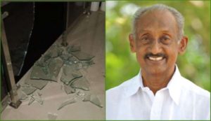 keralanews attack against the house of man who respond against irikkur mla k c joseph