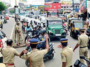 keralanews strict police control in kannur city