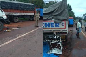 keralanews one died in an accident in kannur pilathara national highway