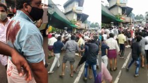 keralanews conflict between s t u and c i t u workers in perambra fish market many injured collector ordered all who were there at that time should go quarantine