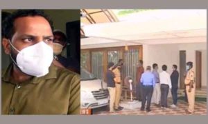 keralanews enforcement raid in the house of bineesh kodiyeri