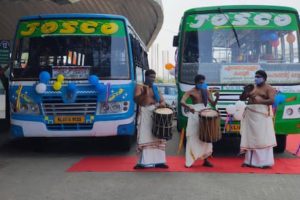 keralanews the first natural gas bus in kerala has started operating on the kochi road