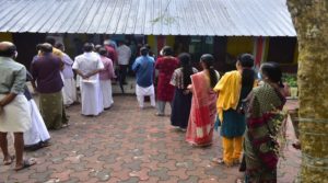 keralanews heavy polling in localbody election in the state polling percentage croses 55