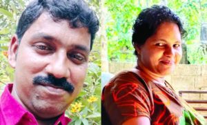 keralanews suicide threat to prevent eviction wife dies after husband