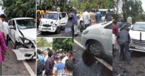 keralanews oommen chandi car met with an accident