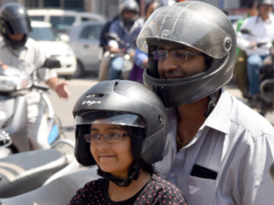 keralanews helmets mandatory for children on two wheelers in the country children between the ages of 9 months and 4 years are required to wear helmets