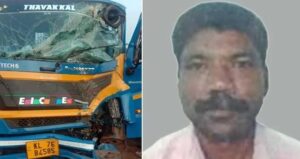 keralanews one died when lorries collided on the kannur thazhe chovva