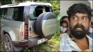 keralanews respond to national highway blockade youth congress activists smash actor joju georges vehicle