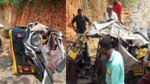 keralanews four died when auto fell into depth of 40 feet in malappuram