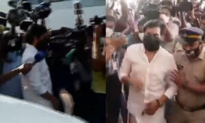 keralanews dileep reached crime branch office for questioning over conspiracy to endanger investigating officers