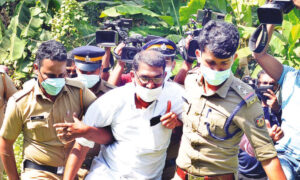 keralanews k rail silver line stone laying protest continues in kannur